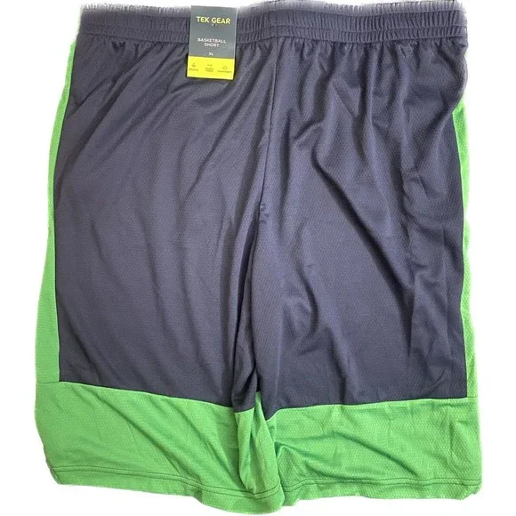 Tek Gear Men Size XL Blue / Green Dry Tek Shorts MT21A146RS New - Picture 1 of 3